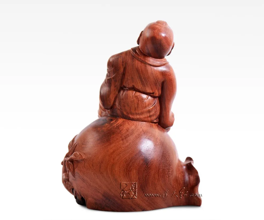 Rosewood Carving Art Crafts Solid Wood Statues Home Living bed Room Sculpture Decorations Chinese Antique Retro Padauk Ornaments
