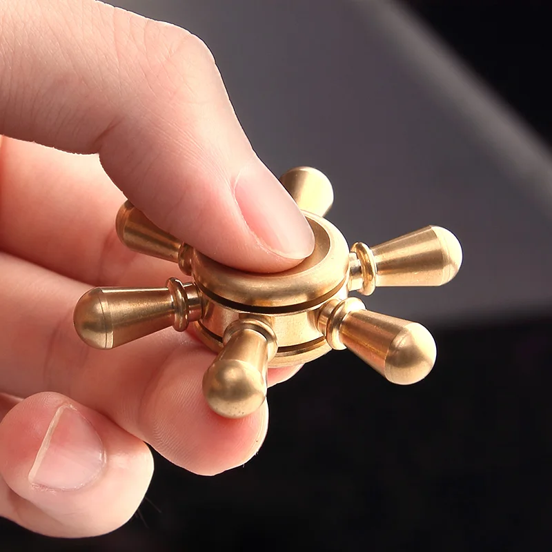 DODOELEPHANT Finger латунный Спиннер для аутистов ADHD EDC Focus Spinner тревога снятие стресса