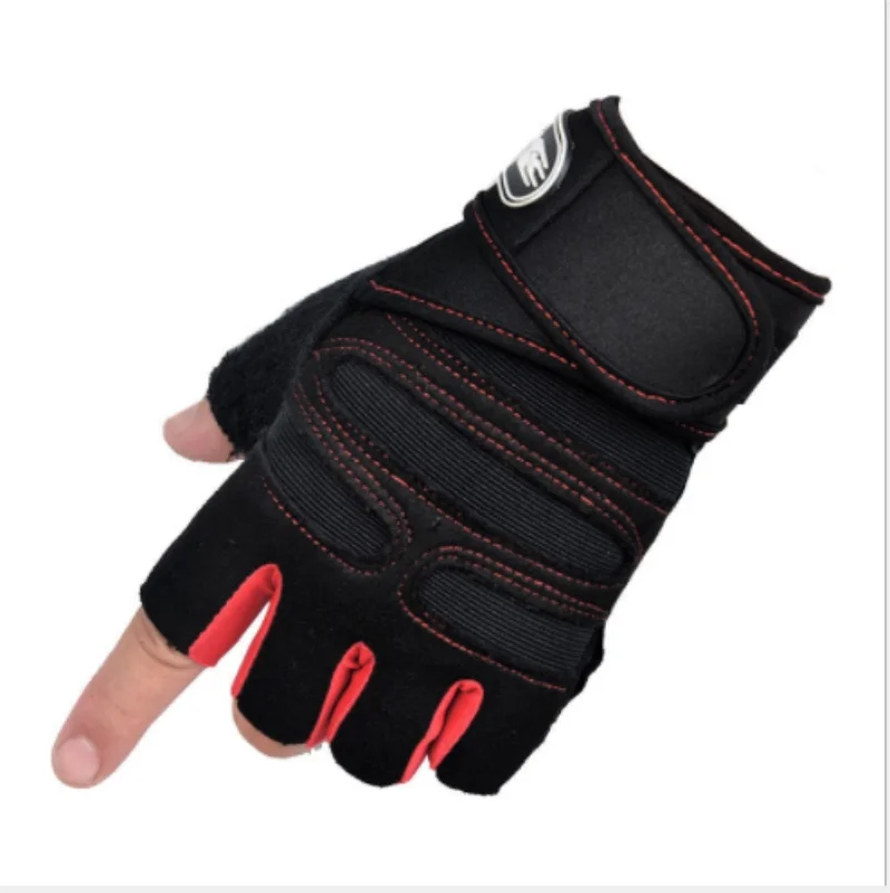 

Gym Gloves Heavyweight Sports Exercise Weight Lifting Gloves Body Building Training Sport Fitness Gloves for Fiting / 50pcs
