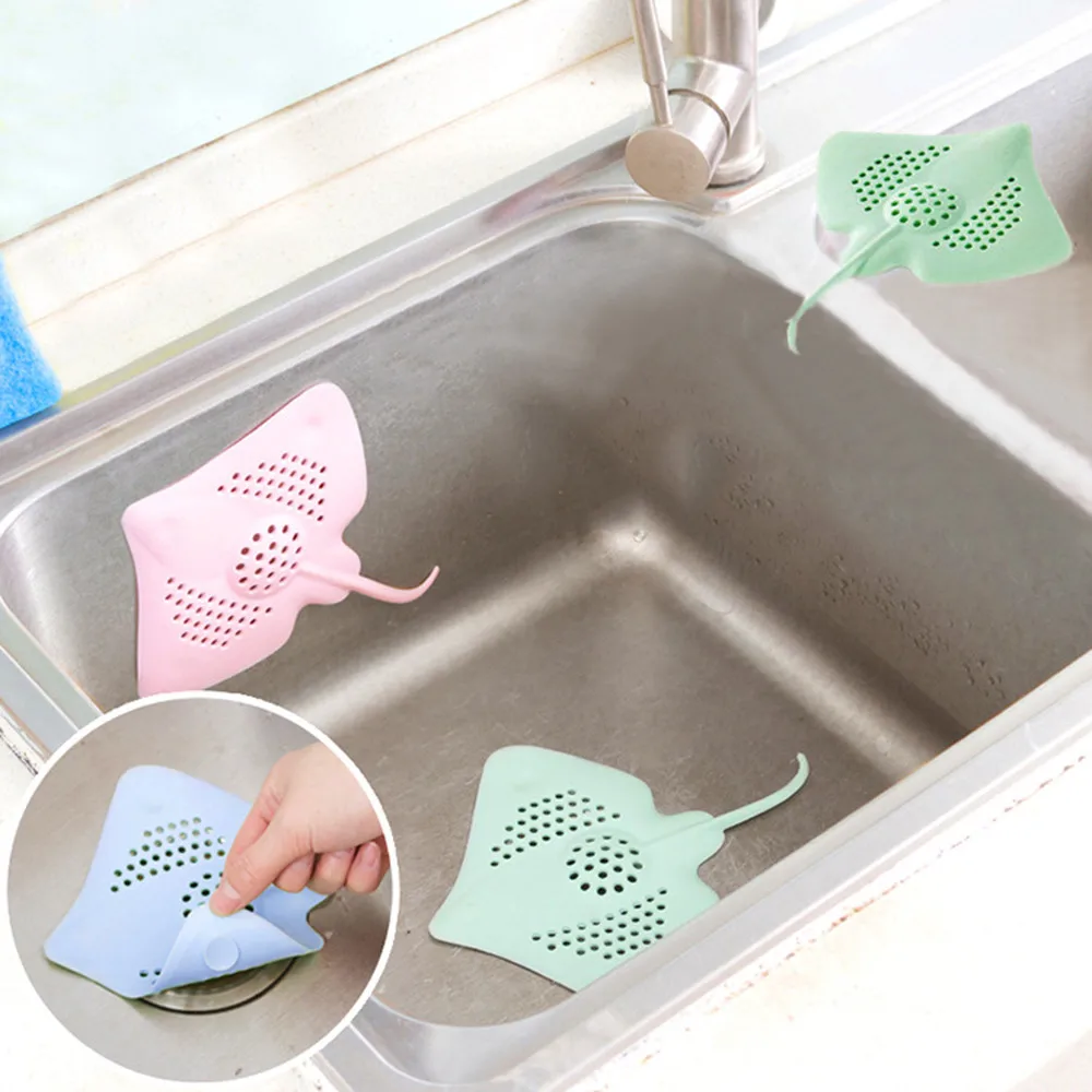 Fish Filter With Silica Gel Kitchen Sink Floor Drain Cover Toilet 18x13/21cm filter network utensils | Дом и сад