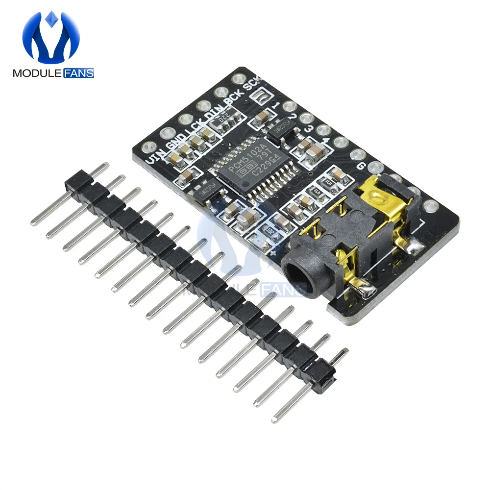 Интерфейс I2S PCM5102 DAC декодер GY модуль плеера для Raspberry Pi pHAT форматная плата