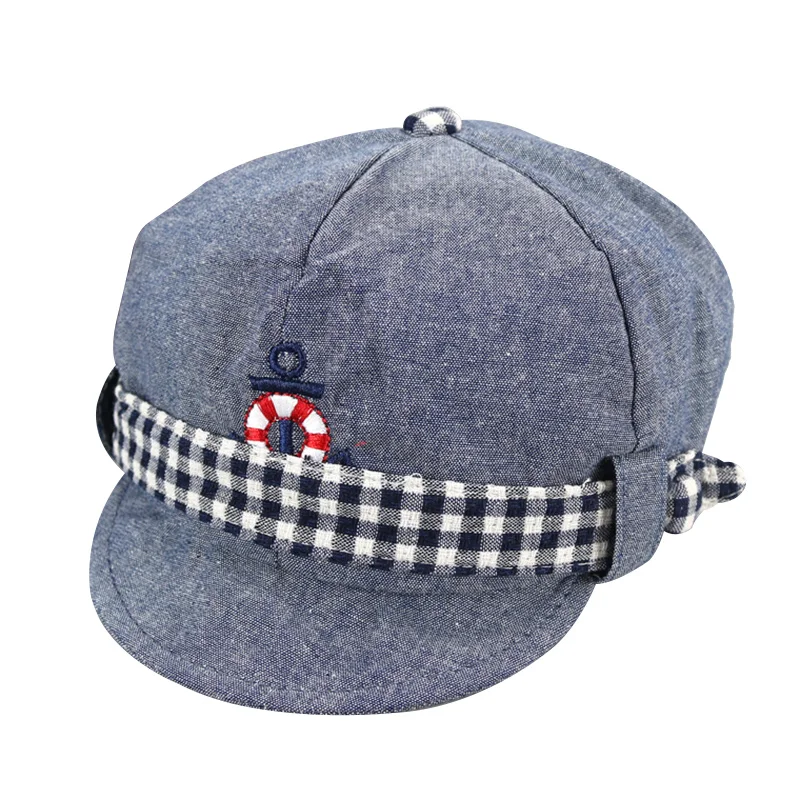 Seaman Baby Cap For Boys Girls Cotton Soft Infant Hat Solid Embroidery Baseball Cap Spring Autumn Baby Sun Cap Fashion New Style (10)
