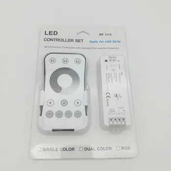 

10sets 2.4G RF wireless DC5V-24V 36V 8A LED Touch Remote Control dimmer controller Single Color LED Controller Set V1 + R6-1