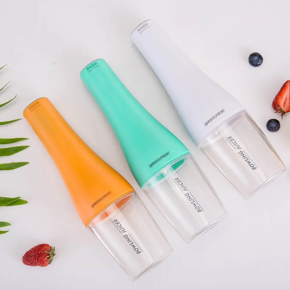 

Creative Bowling Juicer Blender Portable Fruit Squeezer USB Charging Multifunction Juice Maker Machine 350ml Juicer Cup