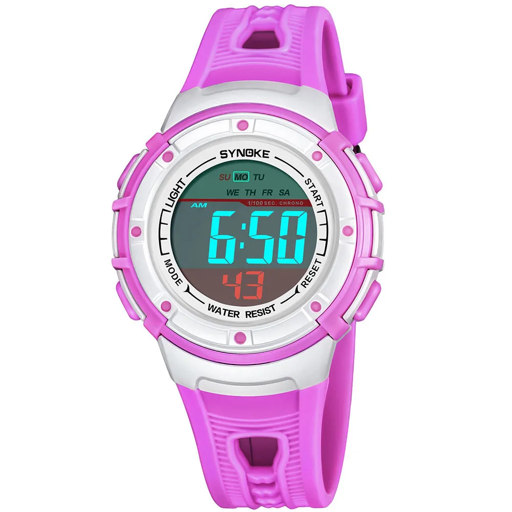 

2018 New Watches SYNOKE Multi-Function 50M Waterproof Watch LED Digital Double Action Watch Clock Relogio Feminino Masculino
