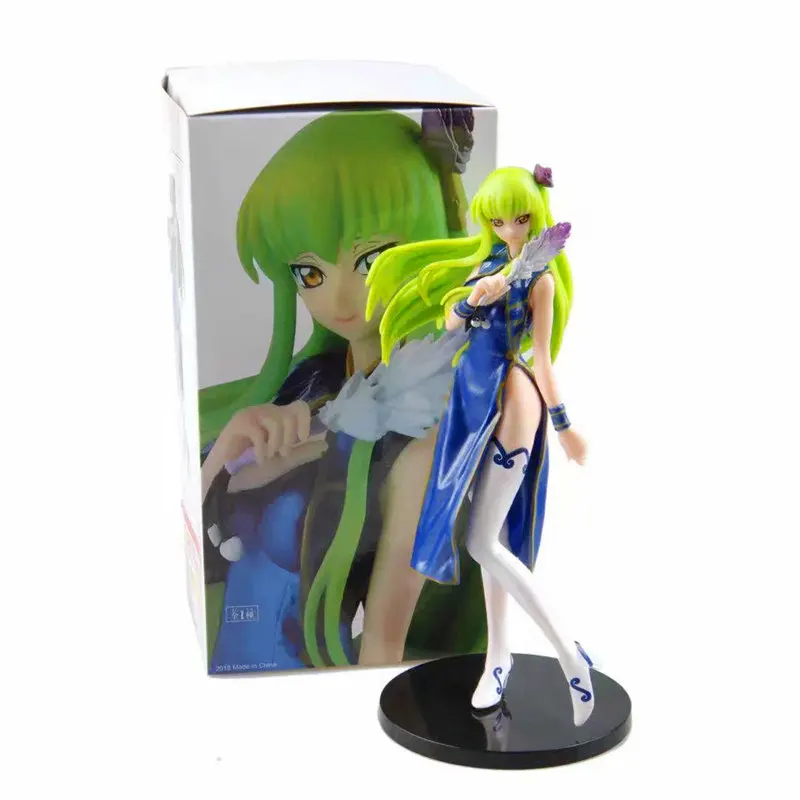 

CODE GEASS Lelouch of the Rebellion Lamperouge Full dress Witch C.C. Cheongsam PVC Action Figure Collectible Model Toy Boxed