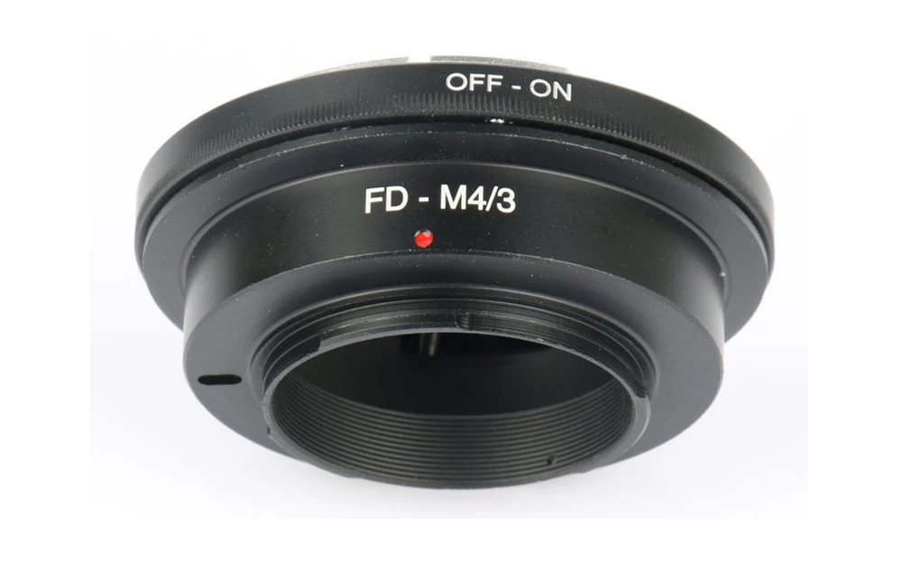 FD-M43 Aluminum Lens Adapter Ring Screw-In Mount for Canon FD Lens for Olympus Panasonic Micro 43 M43 Mount Camera (3)