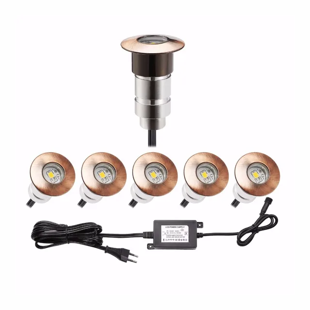 Low Voltage Led Outdoor Step Lights Aluminum Landscape Deck Low Voltage Led Outdoor Step Lights Aluminum Landscape Deck Lighting Installation Easy Double Cable Connected 6pcs Set F102x