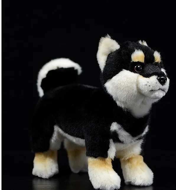 

Lovely dog doll simulation shiba inu figures standing dog plush toys simulation animals 28 cm