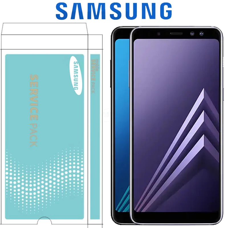 

100% ORIGINAL 5.6'' SUPER AMOLED LCD for SAMSUNG Galaxy A8 2018 Display A530 Touch Screen Digitizer Assembly