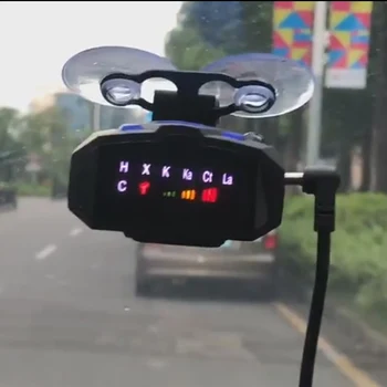 

1 Pcs Car Speed Radar Detector Voice Alert Warning 16 Band 360 Degrees Safe for Driving F-Best