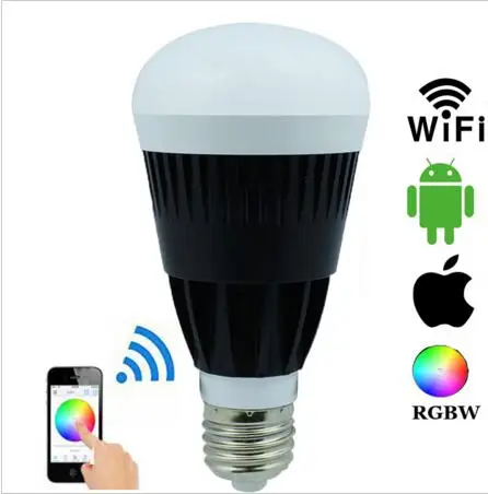 

Magic Home Wireless Wifi E27 10W RGBW RGBWW LED Bulbs Smartphone App Remote Control Dimmable Bulbs For IOS Android