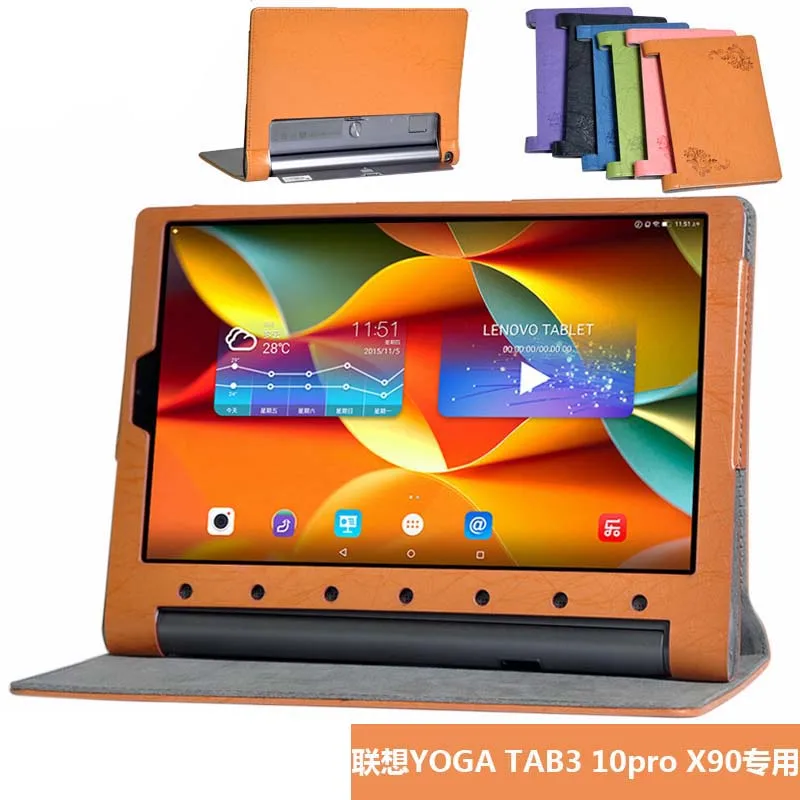 Магнитный кожаный чехол для планшета Lenovo YOGA Tab 3 Pro 10 X90 YT3 X90F/L/M X90F X90L X90M|case for lenovo