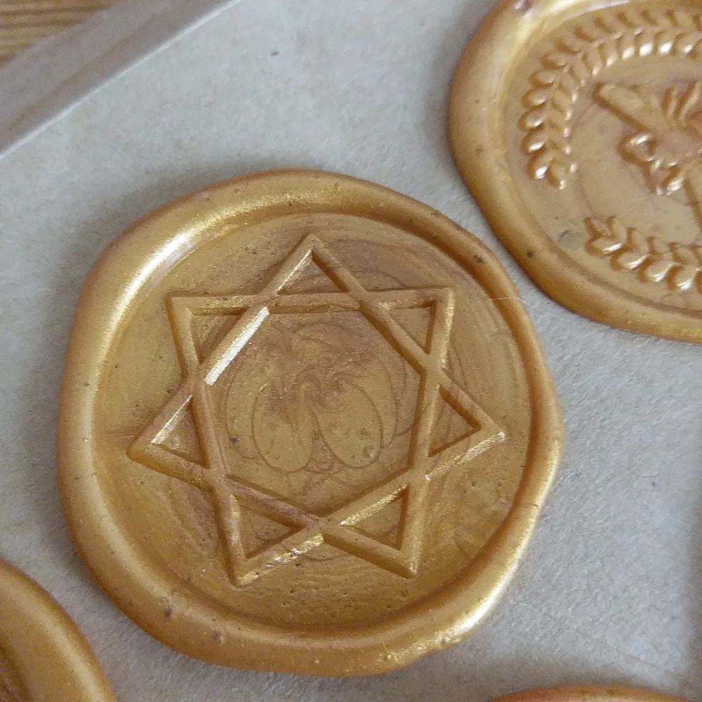 

Star wax seal stamp,Envelope seal DIY sealing wax stamp vintage custom design stamps box set wood metal handle deco KIT