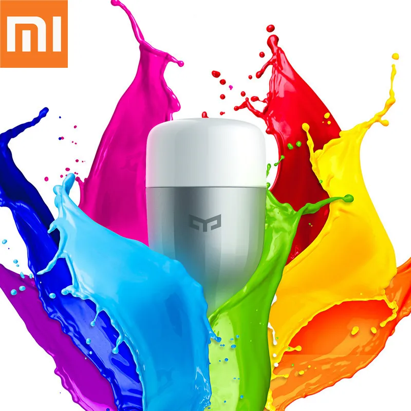 Оригинальный светодиодный ночник Xiaomi Mijia Yeelight умная лампа E27 9 Вт 600 люмен