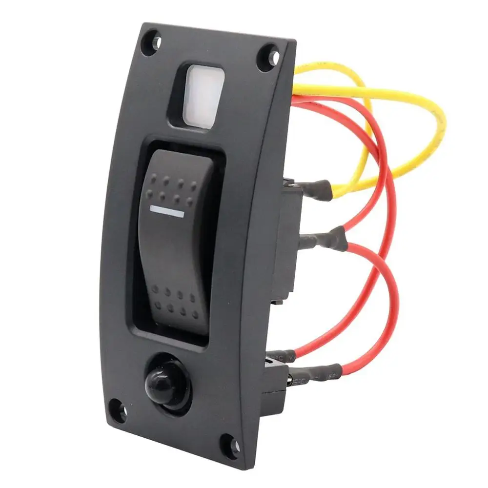 For12V для 24V морской одиночный переключатель с панелью защиты от перегрузки для яхты для кораблей для Rv для автобуса