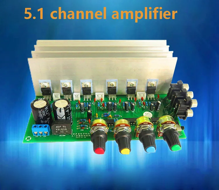 Tda2030a Hifi 5.1(6) Channel Amplifier Board Double Ac 12v In Digital Audio  Amp Pc Home Amplifiers - Home Theater Amplifiers - AliExpress