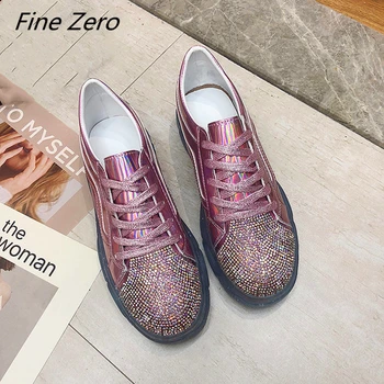 

New Arrival Golden Glitter Women's Running Shoes Sport Outdoor Sneakers Comfortable Breathable Women Walking Jogging Trainers