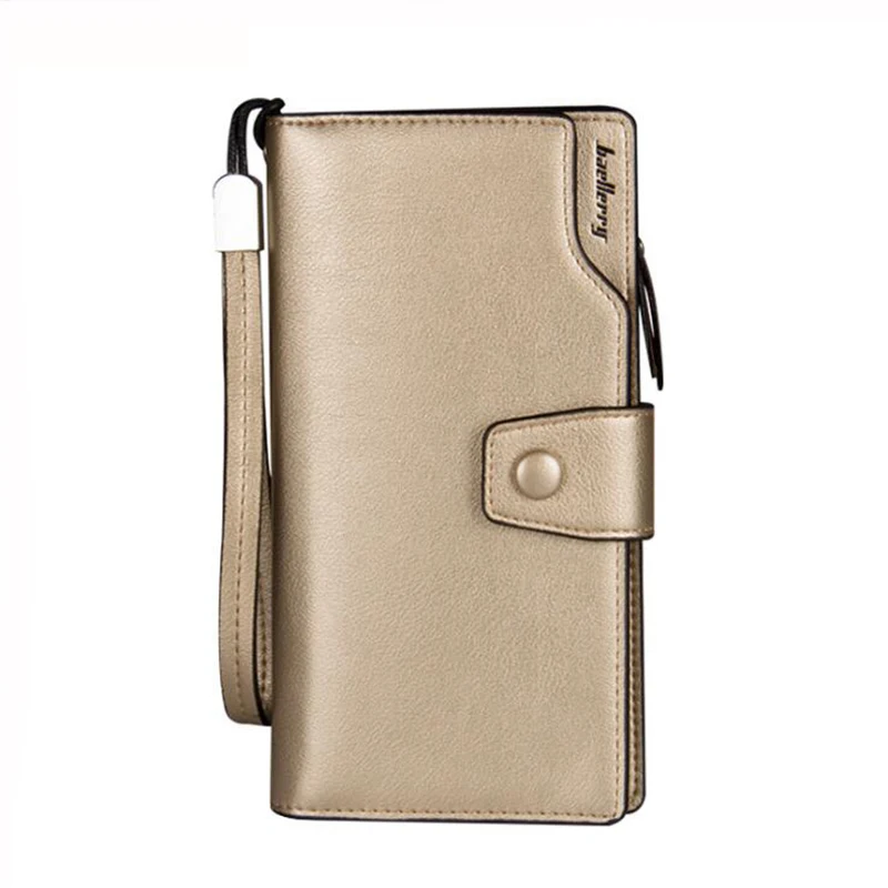 

2018 New Brand Leather Wallet Women High Quality Design Hasp Card Bags Walets Long Female Purse 8 Colors Ladies Clutch Wallets