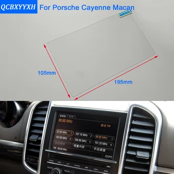 

Car Styling 9 Inch GPS Navigation Screen Steel Protective Film For Porsche Cayenne Macan Control of LCD Screen Car Sticker