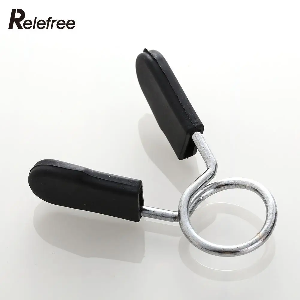 1 pcs Dumbbell Spring Clips Collars Fitness Weight Lifting Barbell