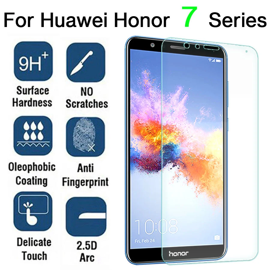 

safety glass on for huawei honor 7 c protective glass huavei honer 7x 7 x 7c 7a 7a pro tempered glas a7 x7 c7 film hono honor7 a