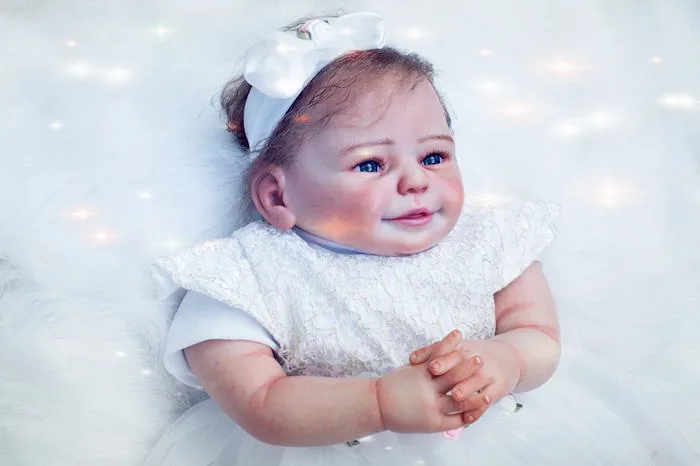 

55cm Soft Body Silicone Reborn Baby Doll Lifelike Princess Newborn Baby-Reborn Birthday Gift Girl Brinquedos Collectable Doll