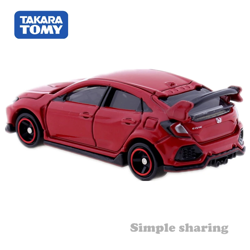Takara TOMY Tomica № 58 Honda Civic TYPE R 1: 64 Литой миниатюрный автомобиль игрушка модель комплект с забавным магическим детские игрушки коллекционные игрушки