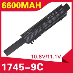 6600 мАч Аккумулятор Для Dell Studio 17 1745 1747 1749 0W077P 312-0186 312-0196 A3582354 A3582355 M905P