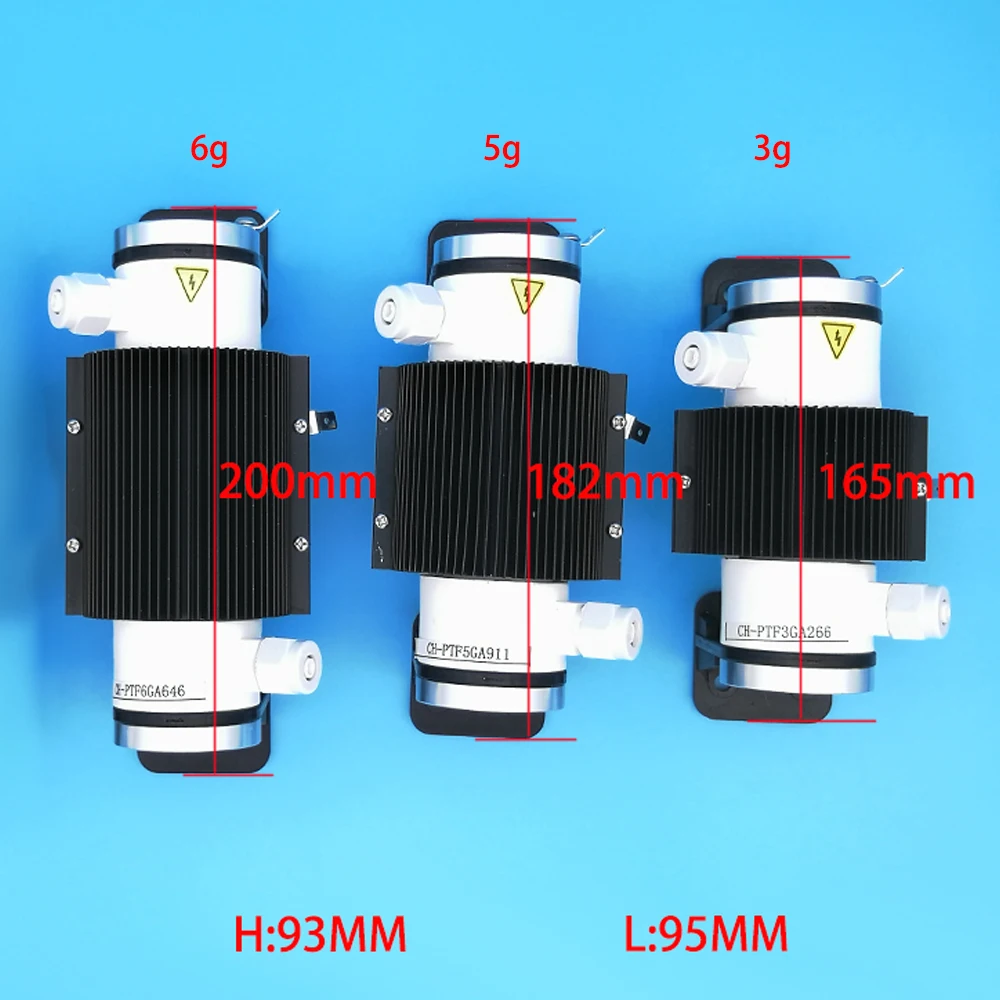 Высокая концентрация! 110 V/220 V 3g 5g 6g Керамика трубки Озон Генератор охлажденного воздуха воды Ozonier Воздухоочистители Ozonizador Ozonio