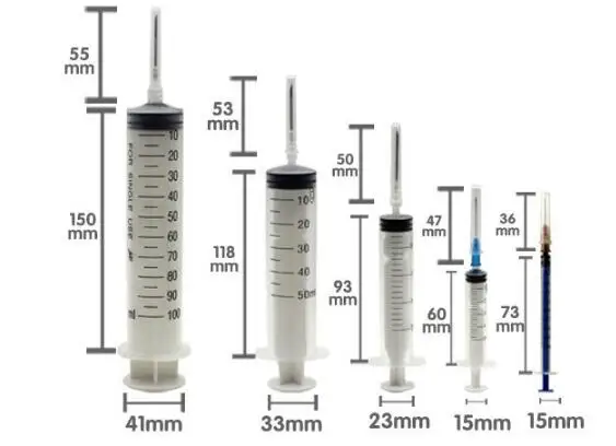 Сколько в кубике миллилитров. Диаметр иглы для шприцов 20 мл. Шприц 50 мл диаметр цилиндра. Диаметр иглы для шприцов 2 мл и 5 мл. Диаметр иголки шприца 5 мл.