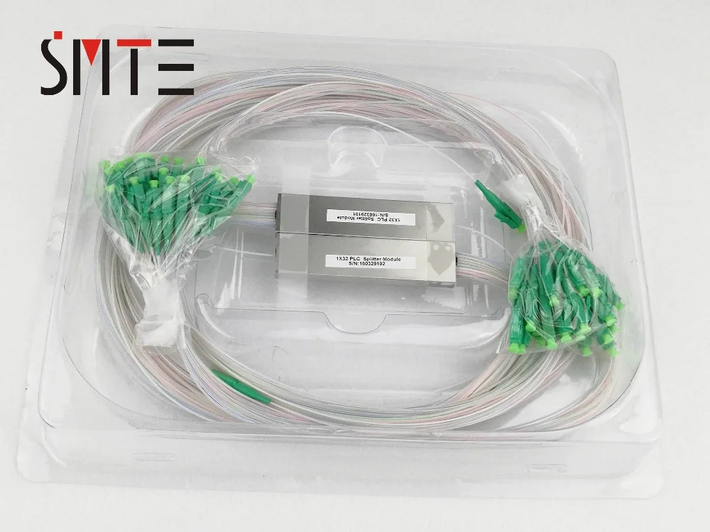 Мини Сплиттер оптоволоконный 1x32 SM SC APC PLC 1310 нм 1550 0 5 м 9 мм|mini mini|sc scsplitter optical |