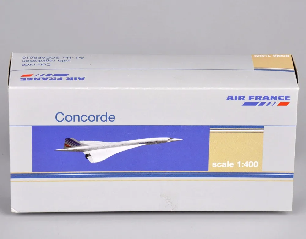 Cheap Toys Airliner Model 1:400 Alloy Collectible Display Toy Concorde Air France 1976-2003 Airplane Model Collection Kids Toys