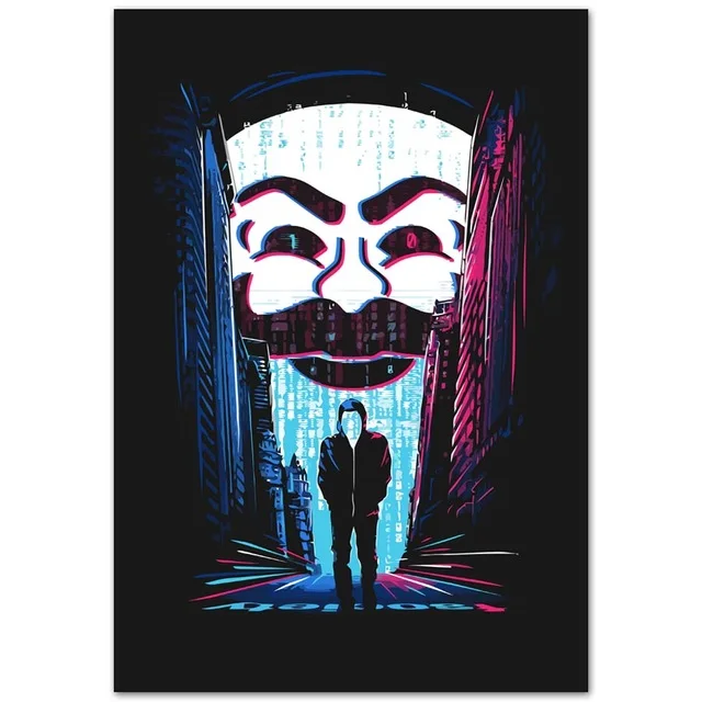 Mr Robot сезон 2 США хит сериал шоу маска Шелковый плакат настенная живопись 24x36inch |