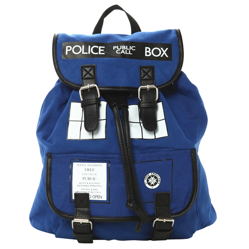 

Doctor Who Backpack Doctor Who Tardis Bag New With Tag in Stock Great Quality Doctor Who Tardis Women Backpacks