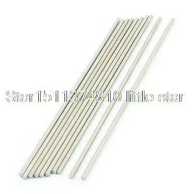 

10PCS RC Smart Car Toy Parts Stainless Steel Round Bar Shaft 110x 2mm