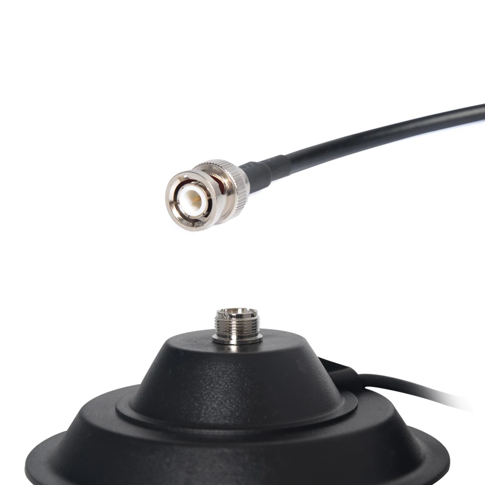 5 м питающий кабель 13 см магнит BNC Порт двухстороннее радио магнитное основание антенны для автомобильного радио мобильной радиосвязи