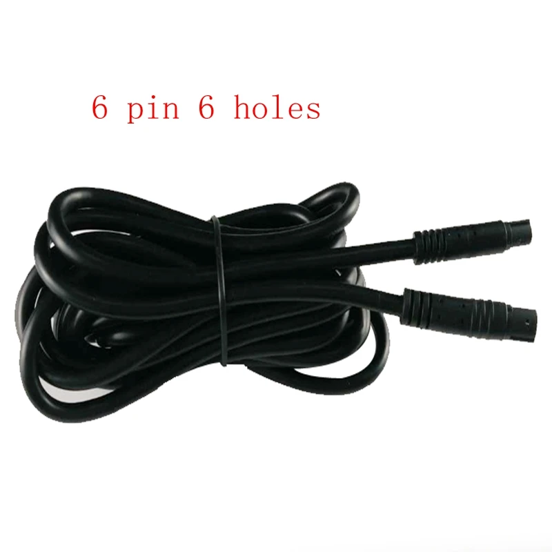 

6-pin 6-hole car reversing camera extension cable Car image rear view line Double-head line