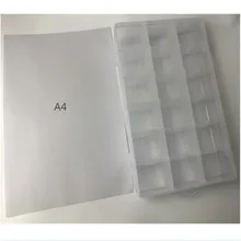 27,5x17,5x4,5 см большой siz ящик для инструментов Электронный пластиковый контейнер коробка для инструментов чехол с винтом для шитья прозрачный ящик для хранения компонентов