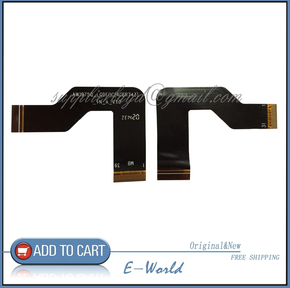 Original LCD screen Cable AW1975Q_LCDFPC(ACER743)_TN_A_V1.0 AW1975Q_LCDFPC(ACER743)_TN_A_V1 AW1975Q for tablet pc free shipping |