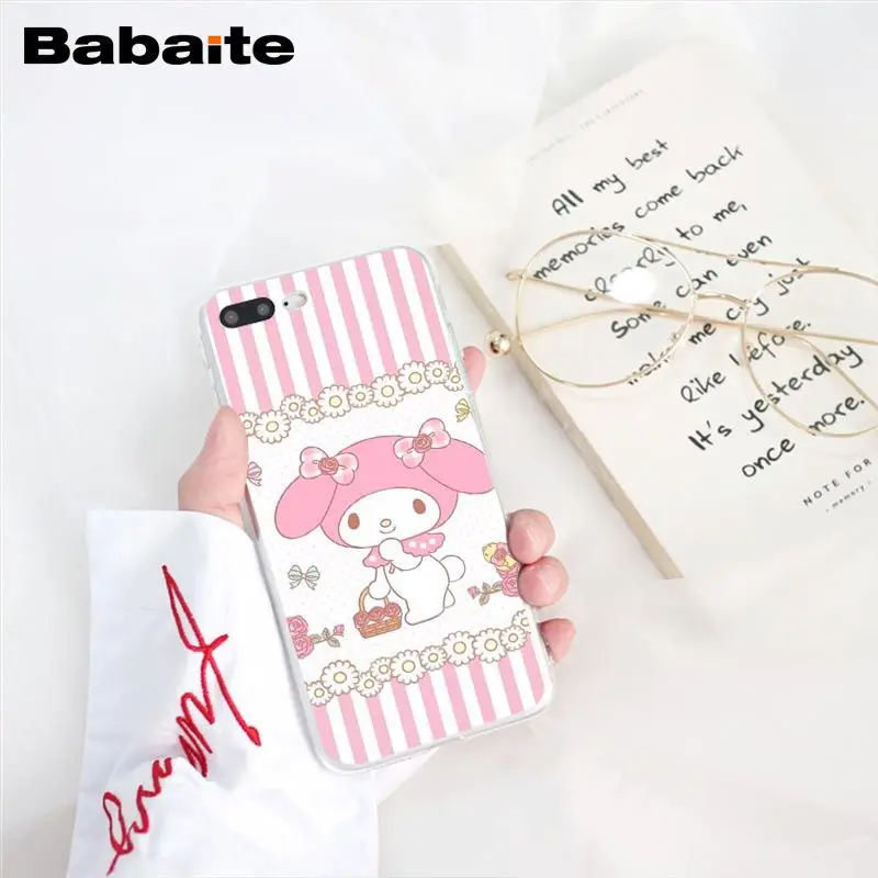 Babaite милый чехол для телефона My Melody Little с двумя звездами для iphone 11 Pro 11Pro Max 8 7 6 6S Plus X XS MAX 5 5S SE XR