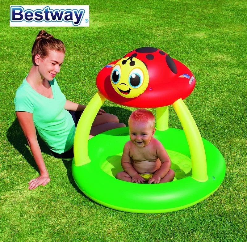 Bestway настоящий 52181 леди пологом солнце сарай надувной бассейн мяч для детской ванны бассейн b32