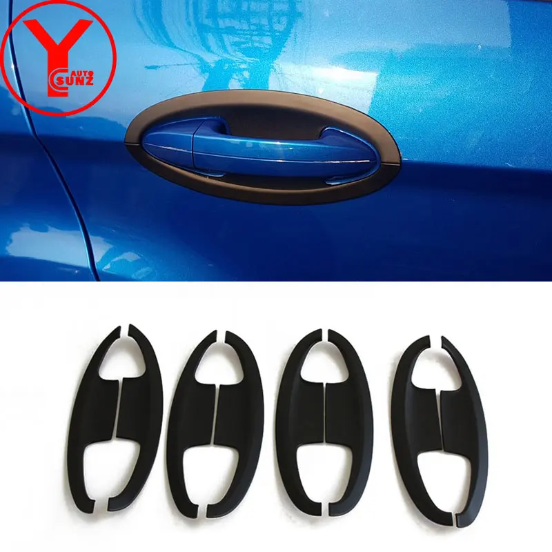 Three Hole For Vitara 2015-2019 ABS Chrome Side Door Handle Cover Decorative Trim 2pcs Car Stytle Accessoies