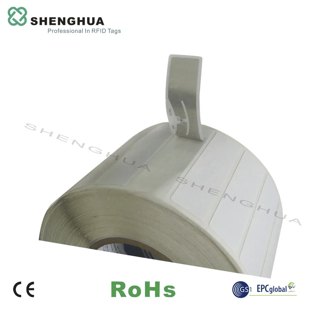 1000 шт./рулон Алина H3 пустой программируемый этикеток RFID УВЧ пассивный Стикеры теги рулон