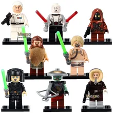 80 шт./партия PG8037 Куай-Гон Джинн анг Тулли адмирал уллф юларен Эмбо Хан Solo Jawa строительные кубики, детские игрушки