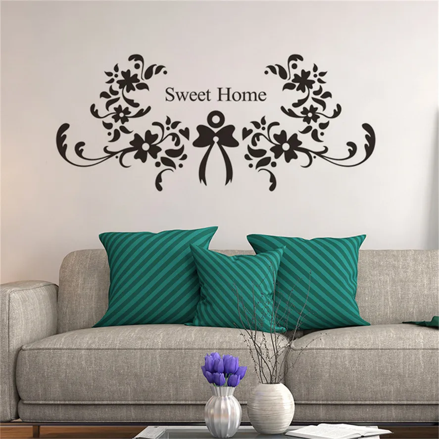 New Wall Stickers for Bedroom 1PC Removable DIY Sweet Home Wall Sticker
