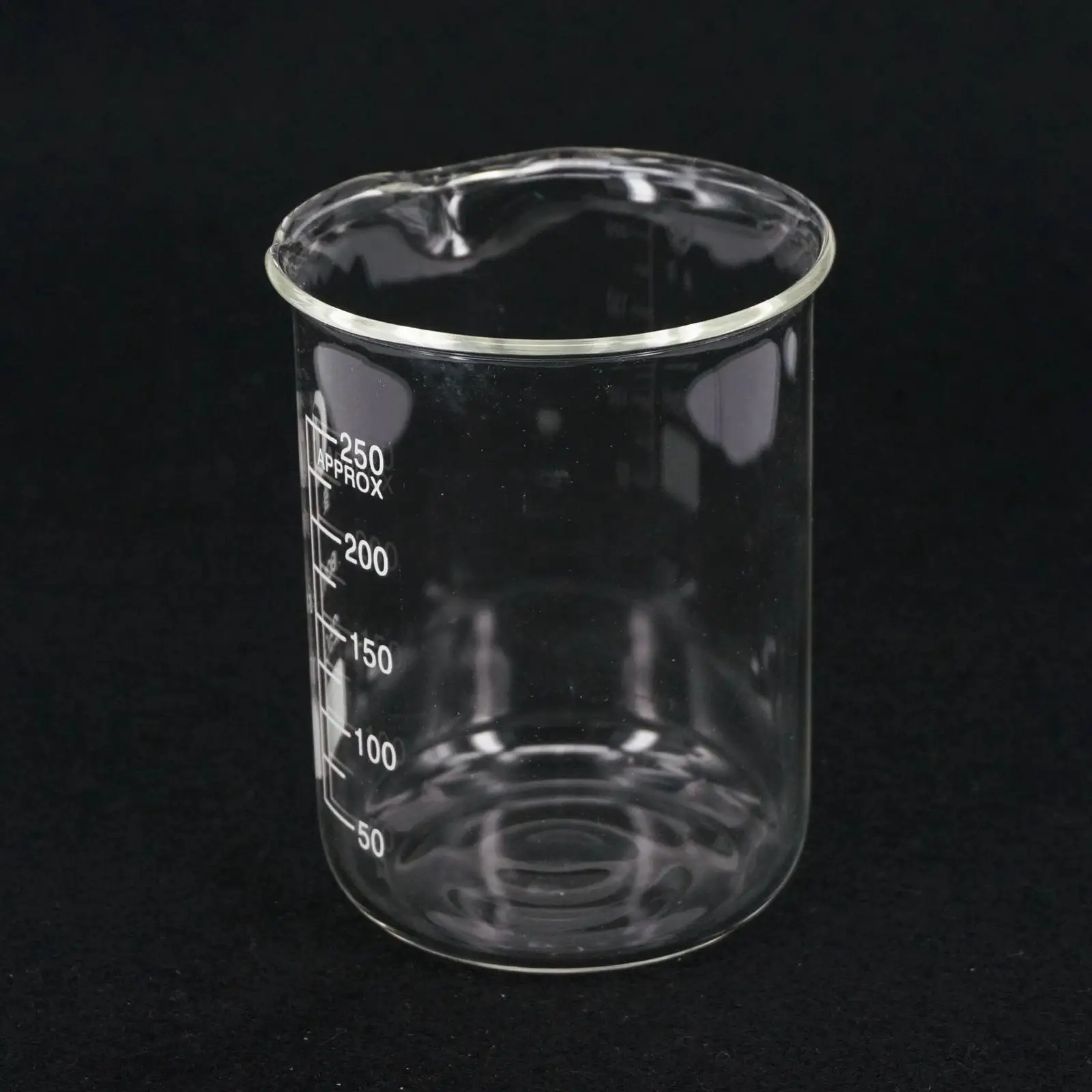 Capacity 250ml Low Form Beaker Chemistry Laboratory Borosilicate Glass