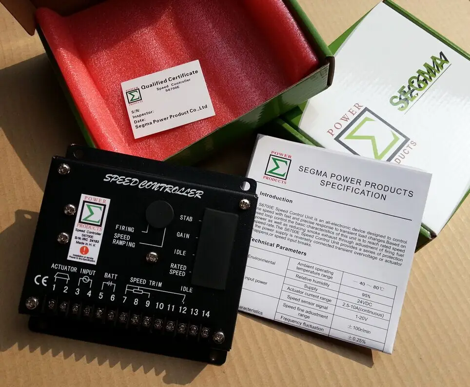 

Generator Speed Control Unit S6700E Speed Controller