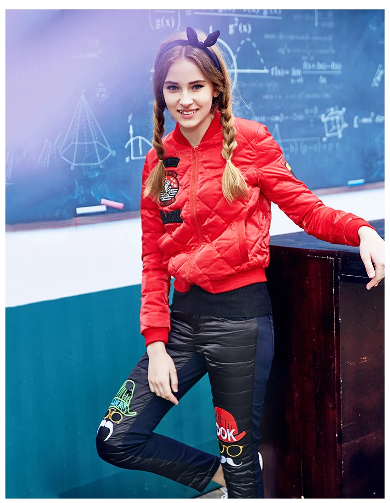 Women Down Jacket Winter Autumn Short Coat Female Light Thin Baseball Overcoats 2018 Ladies Clothing3