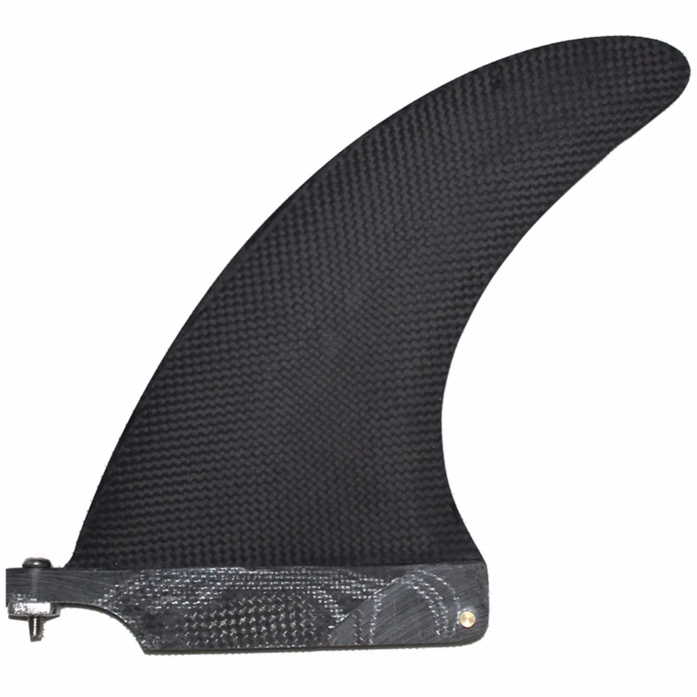 streamline Full Carbon Fiber Surf Fins Single Centre Fins 9'' Surfboard